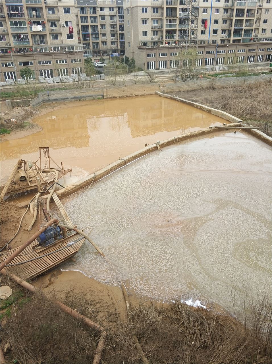 西乡沉淀池淤泥清理-厂区废水池淤泥清淤