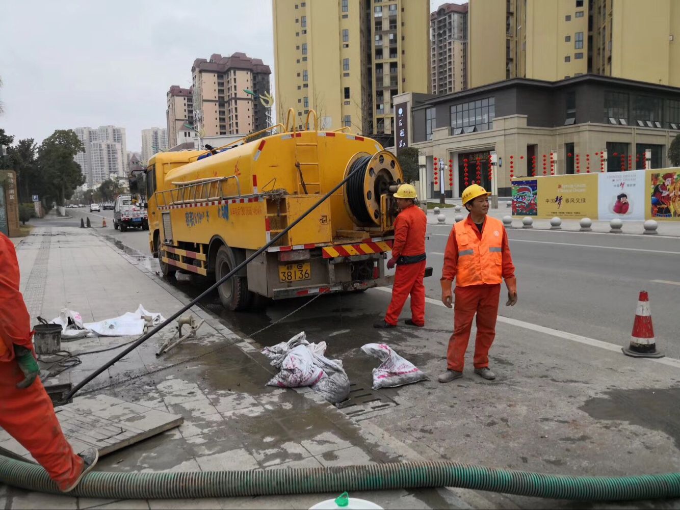 西乡排污管道清淤-管道清洗